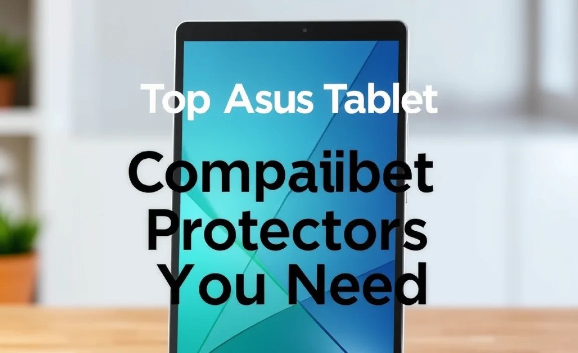 Top Asus Tablet Compatible Screen Protectors You Need