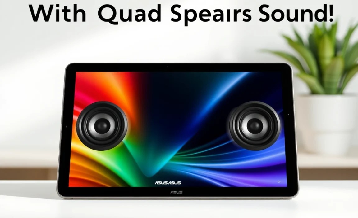 Top ASUS Tablets Featuring Quad Speakers