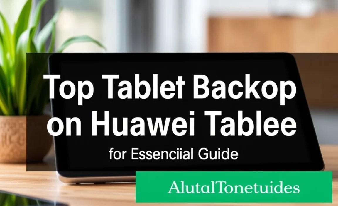 Top Backup Methods for Your Huawei Tablet