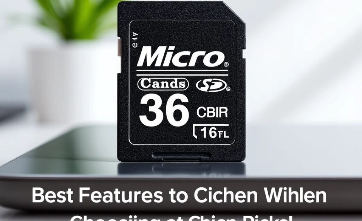 Top Features to Consider When Choosing a Micro SD Card