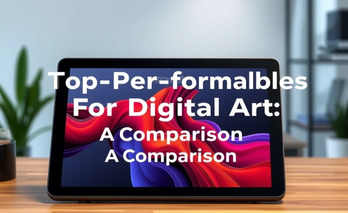 Top High-Performance Tablets for Digital Art: A Comparison