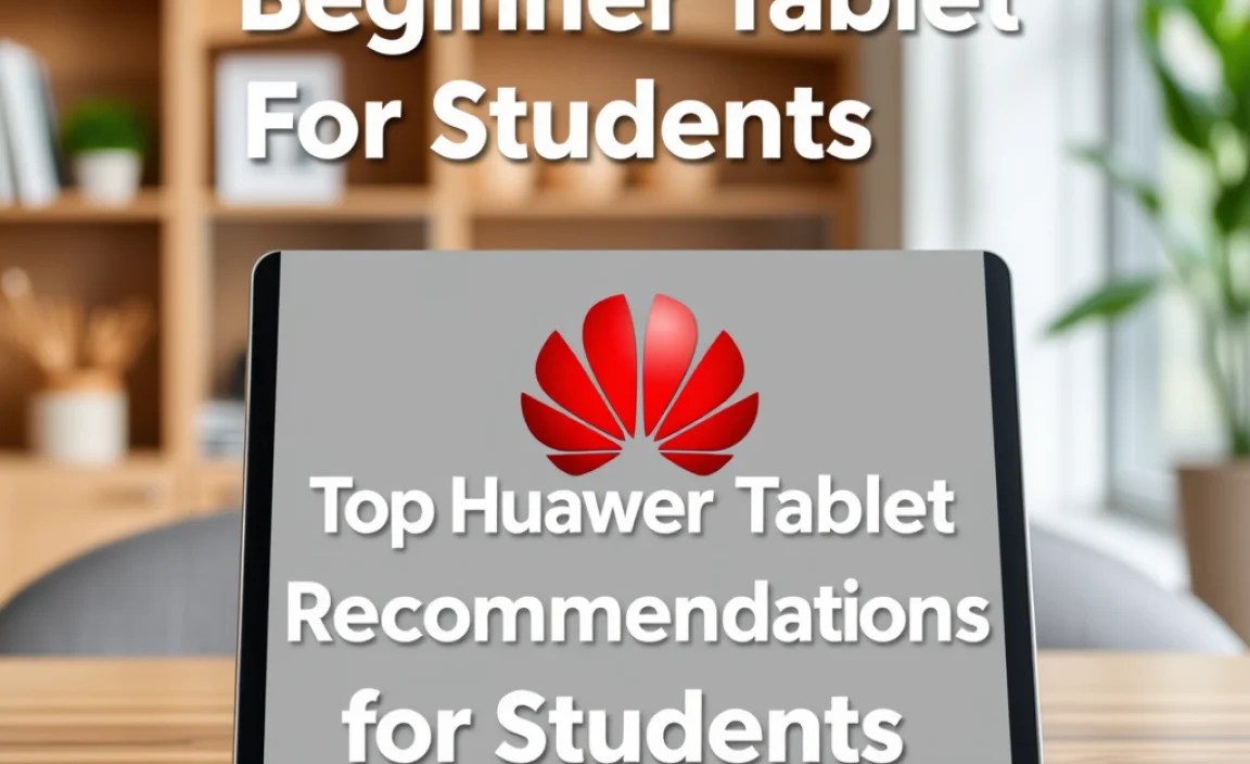 Top Huawei Tablet Recommendations for Students