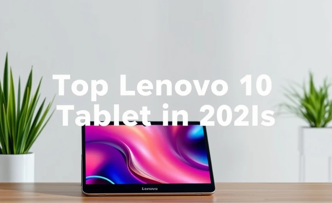 Top Lenovo 10 Tablet Models