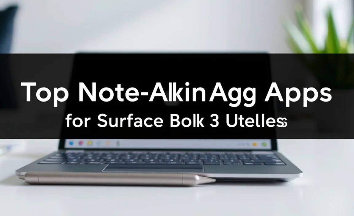Top Note-Taking Apps for Surface Book 3 Users