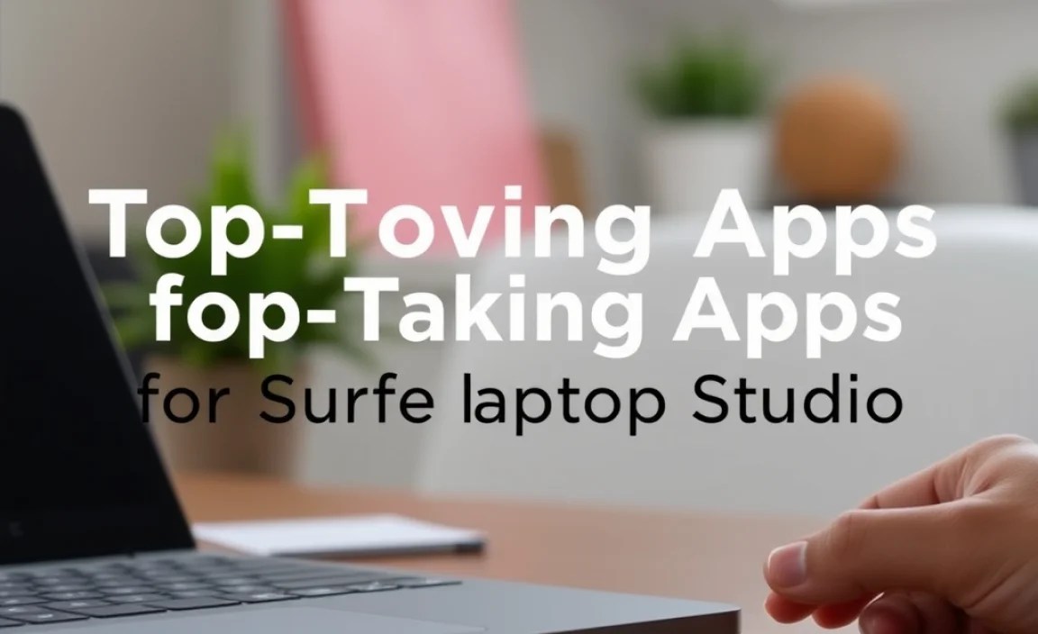 Top Note-Taking Apps for Surface Laptop Studio