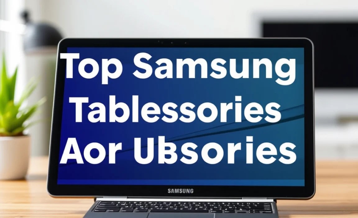Top Samsung Tablet Accessories For Ultimate Experience