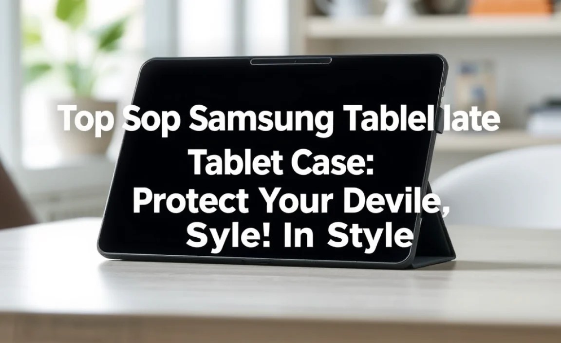 Top Samsung Tablet Case: Protect Your Device In Style!