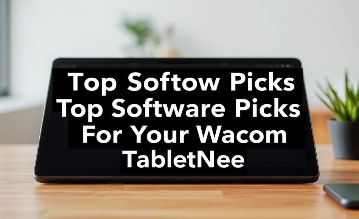 Top Software Picks For Your Wacom Tablet Needs