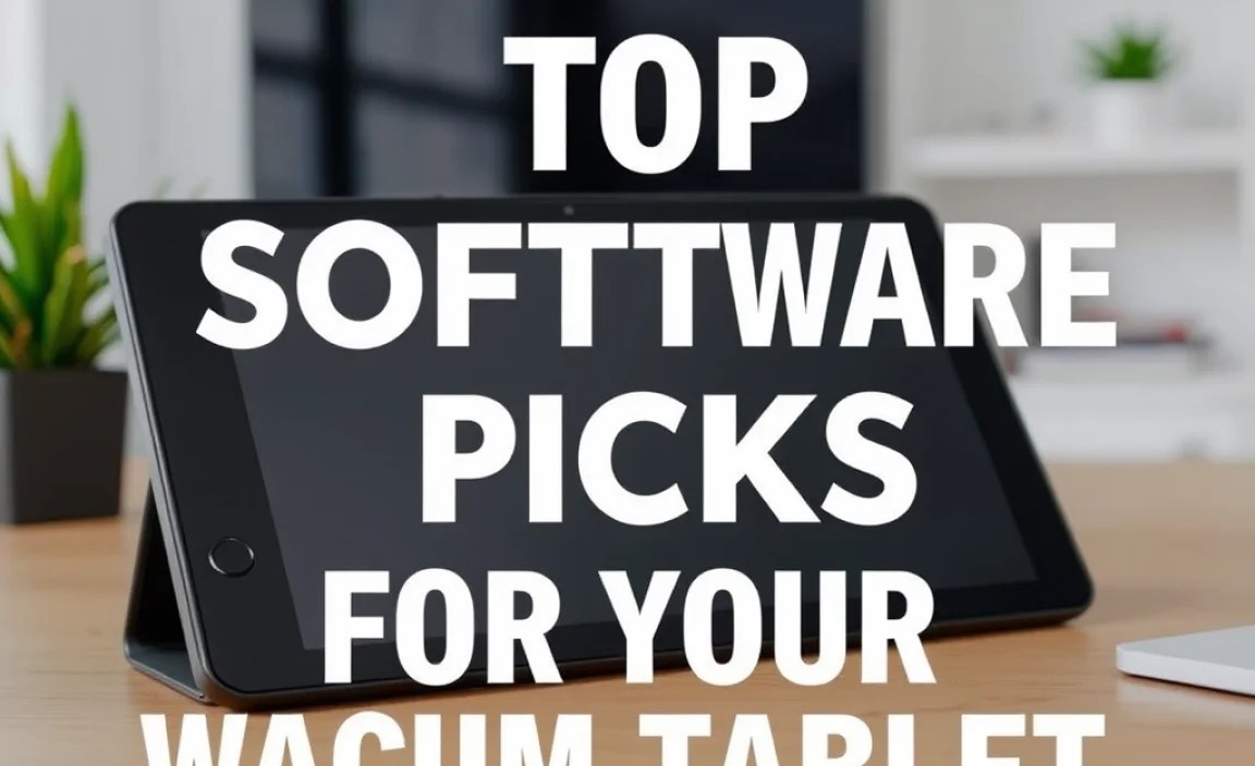 Top Software Picks For Your Wacom Tablet