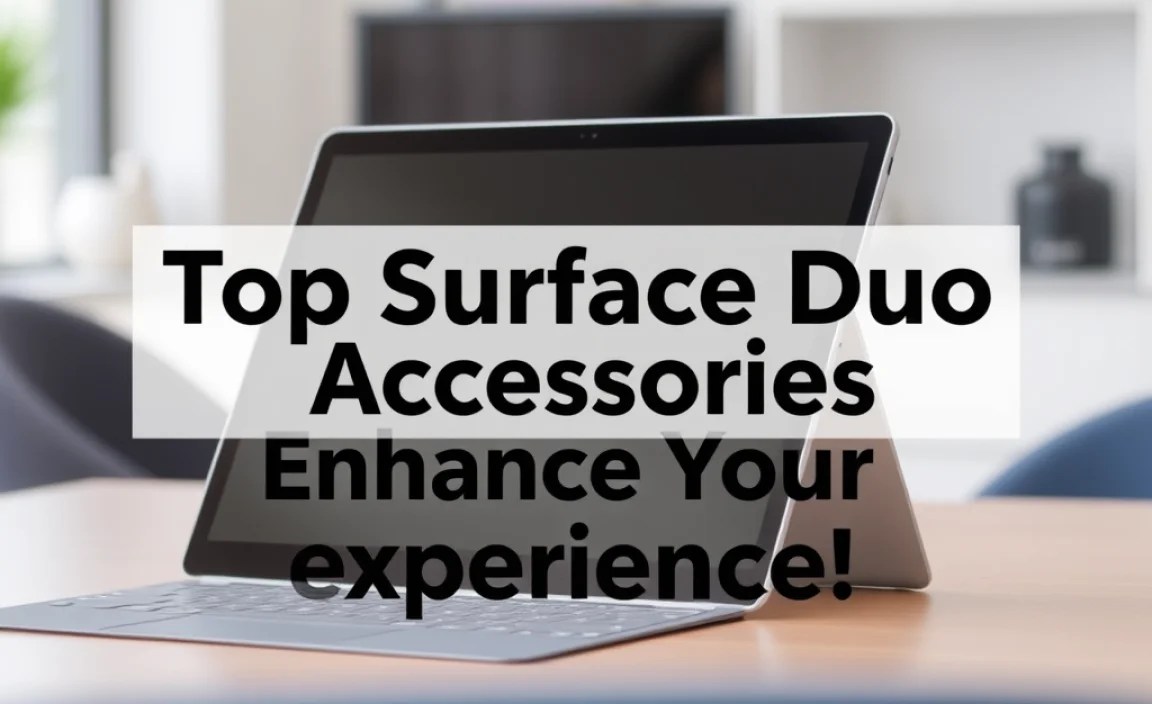 Top Surface Duo Accessories: Enhance Your Experience!