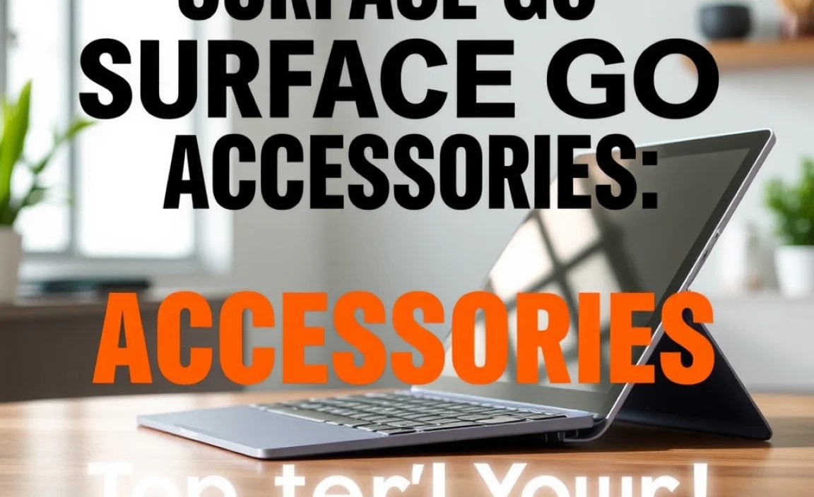 Top Surface Go Accessories: Elevate Your Experience!