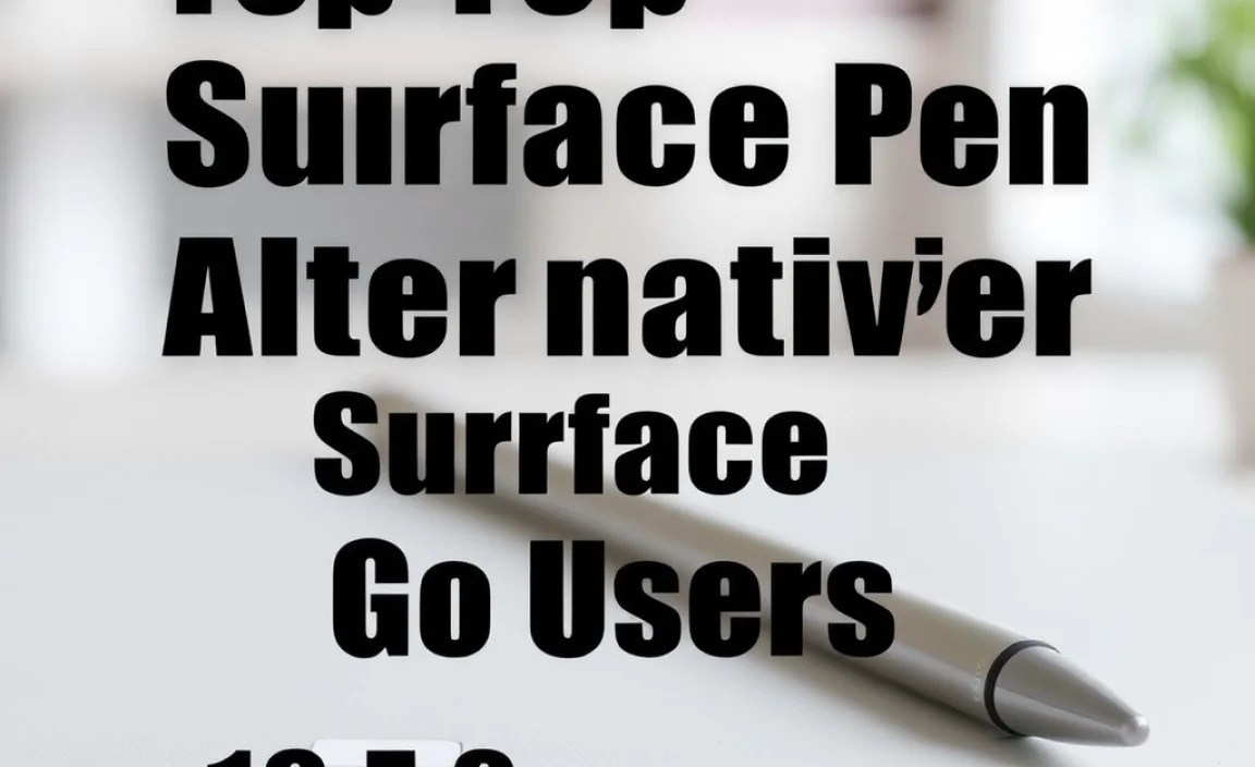 Top Surface Pen Alternatives for Surface Go Users