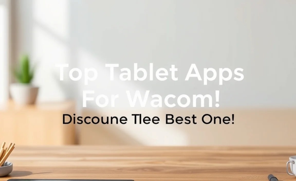 Top Tablet Apps Compatible with Wacom Devices