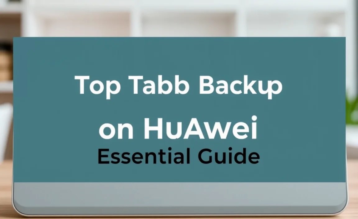 Top Tablet Backup on Huawei: Essential Guide