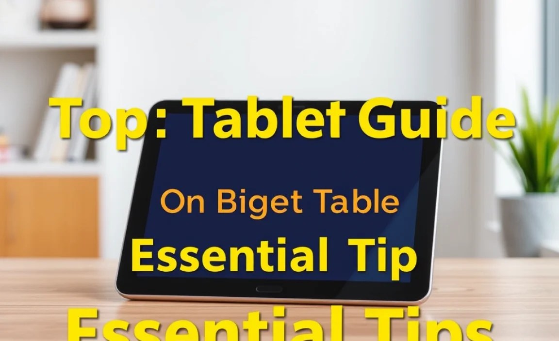 Top Tablet Guide On Budget Tablet: Essential Tips