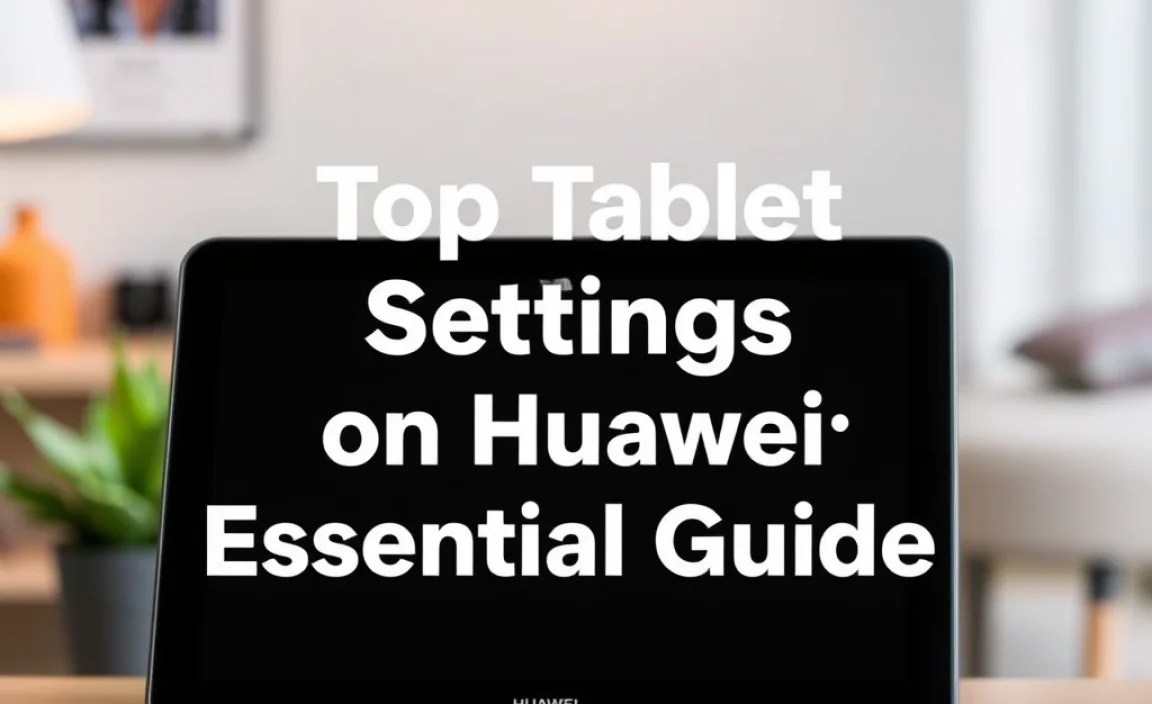 Top Tablet Settings on Huawei: Essential Guide