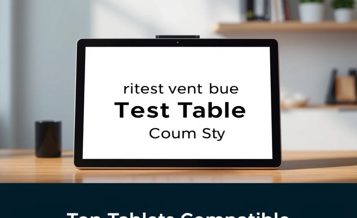 Top Tablets Compatible with Wacom Stylus