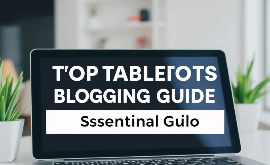 Top Tablets For Blogging Guide: Essential Picks