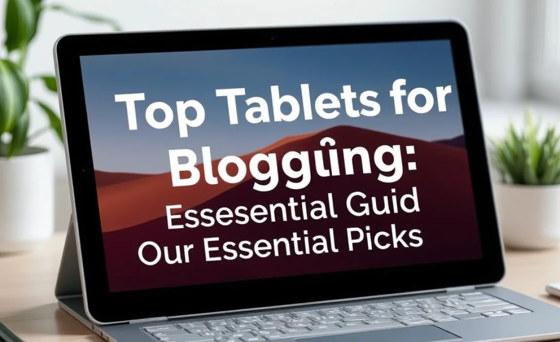 Top Tablets for Blogging: Our Essential Picks