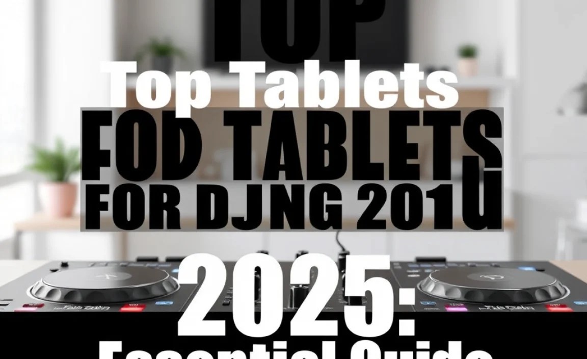 Top Tablets For DJing 2025: Essential Guide