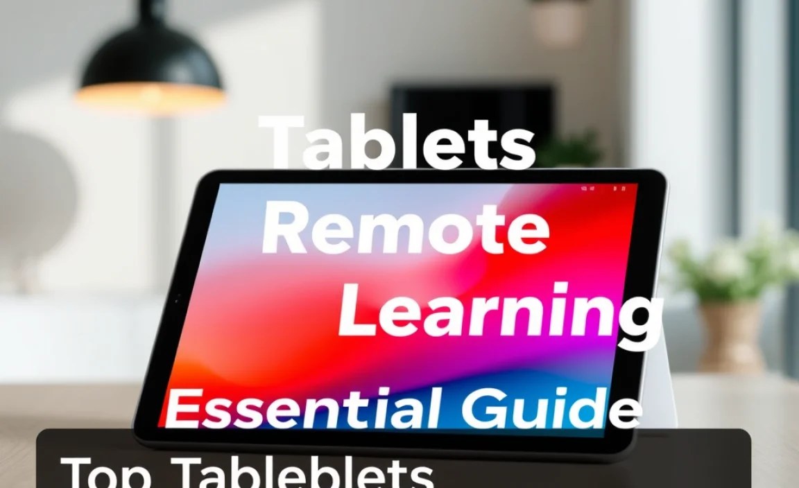 Top Tablets for Remote Learning in 2024