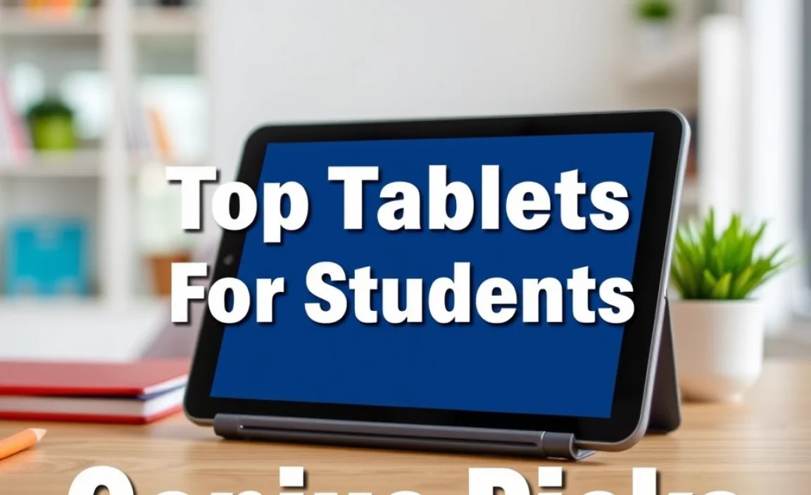 Top Tablets For Students: Genius Picks