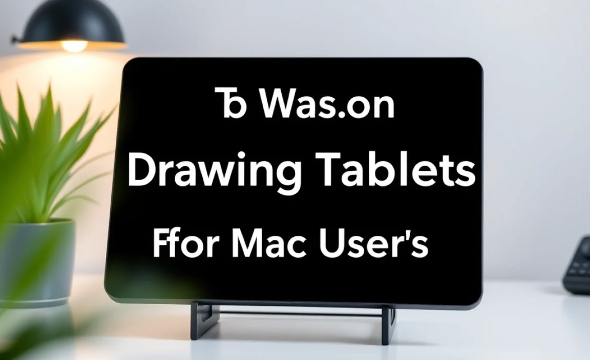 Top Wacom Drawing Tablets for Mac