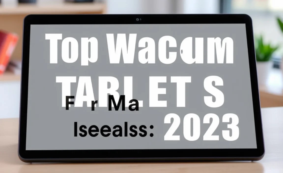 Top Wacom Drawing Tablets For Mac Users: 2023