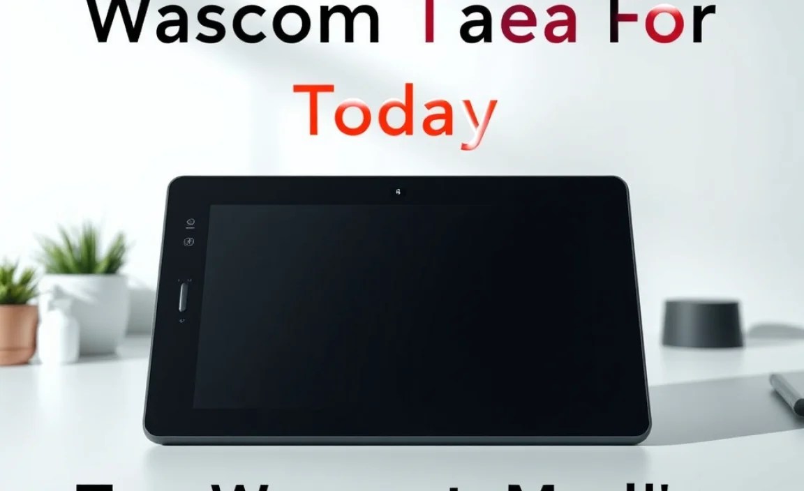 Top Wacom Tablet Models for Artists