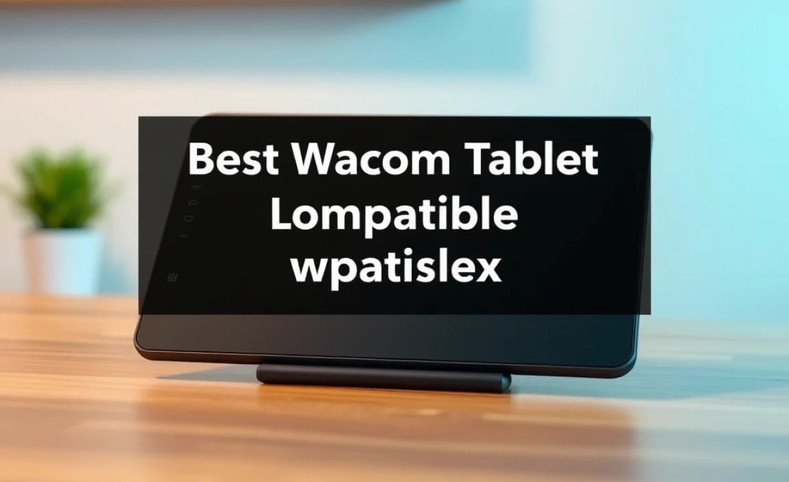 Top Wacom Tablets Compatible with Linux