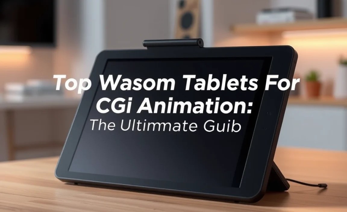 Top Wacom Tablets for CGI Animation Reviewed