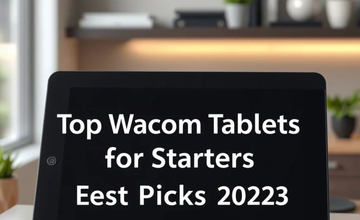 Top Wacom Tablets for Starters