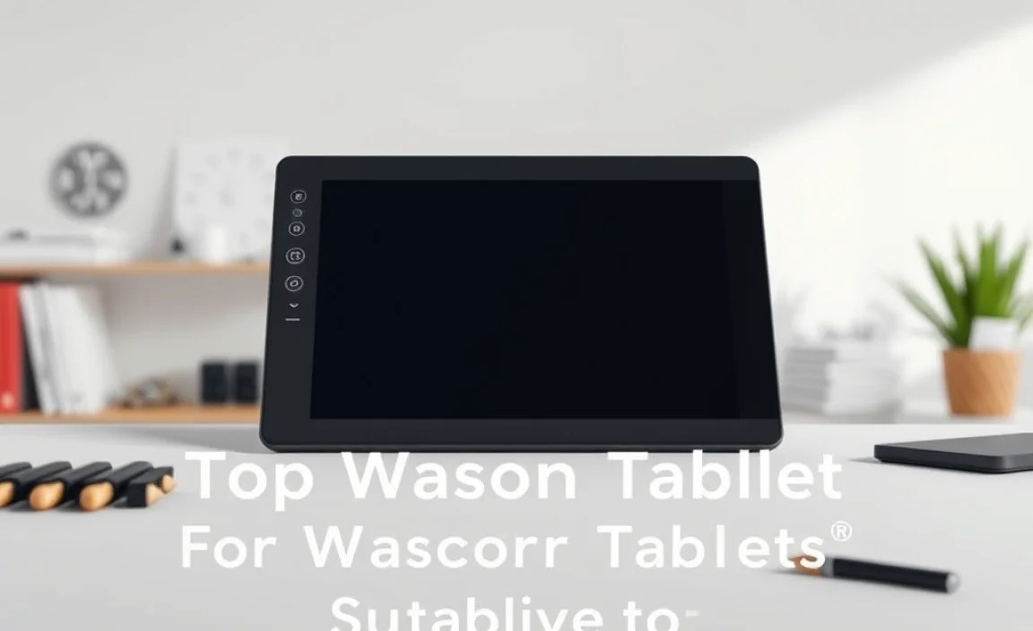 Top Wacom Tablets Suitable for Different Age Groups