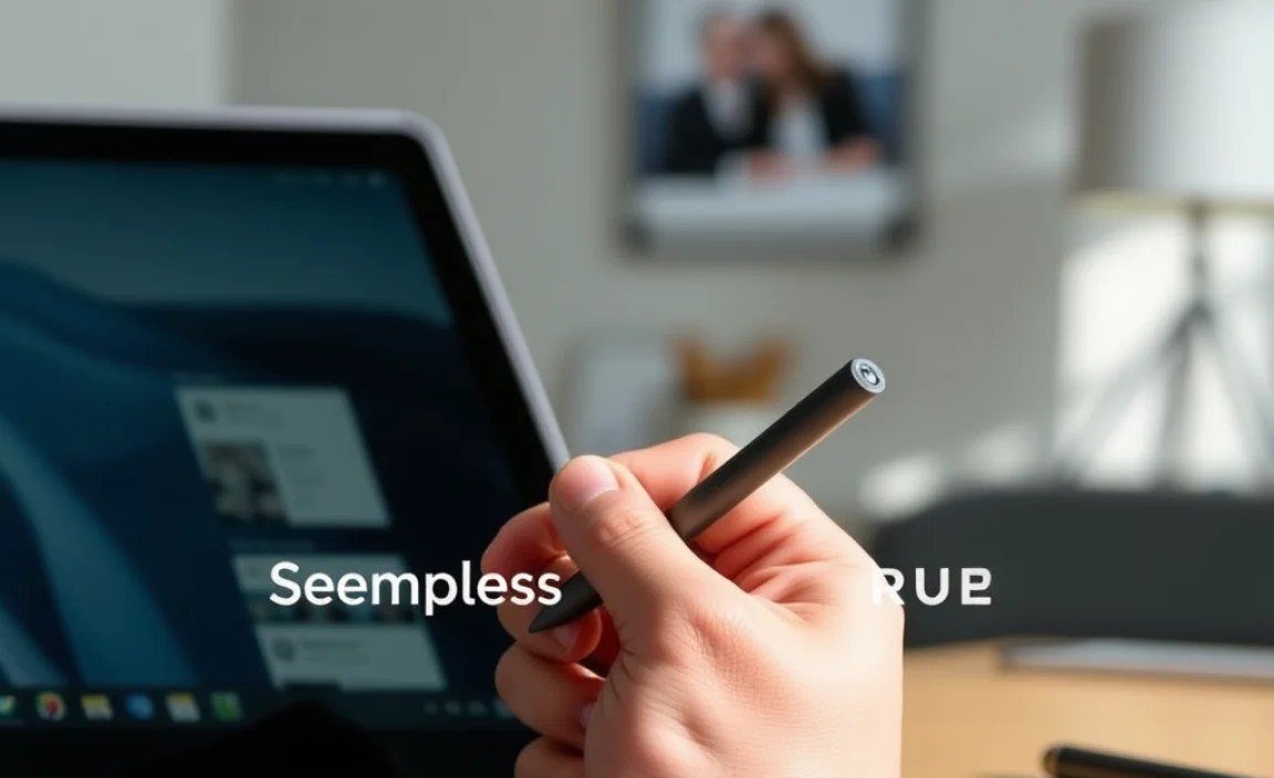 Touch and Pen Gestures for Seamless Multitasking