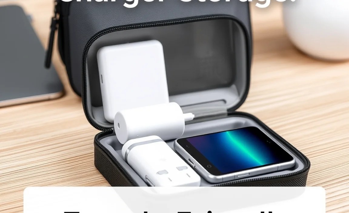 Travel-Friendly Charger Storage
