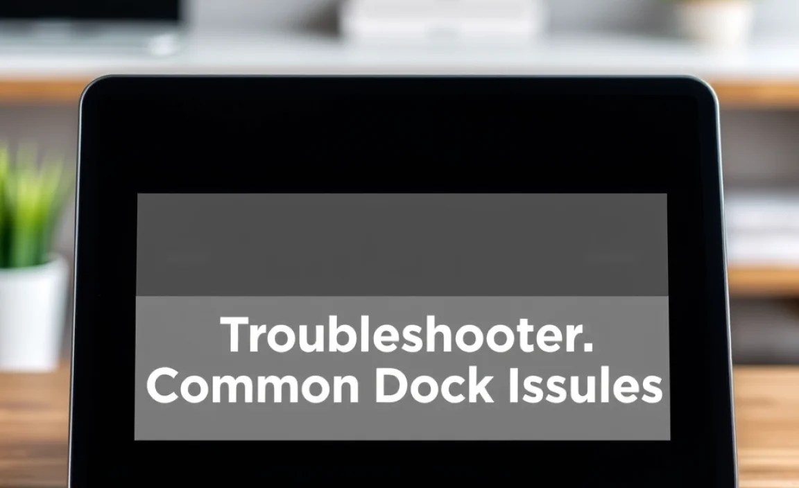 Troubleshooting Common Dock Issues