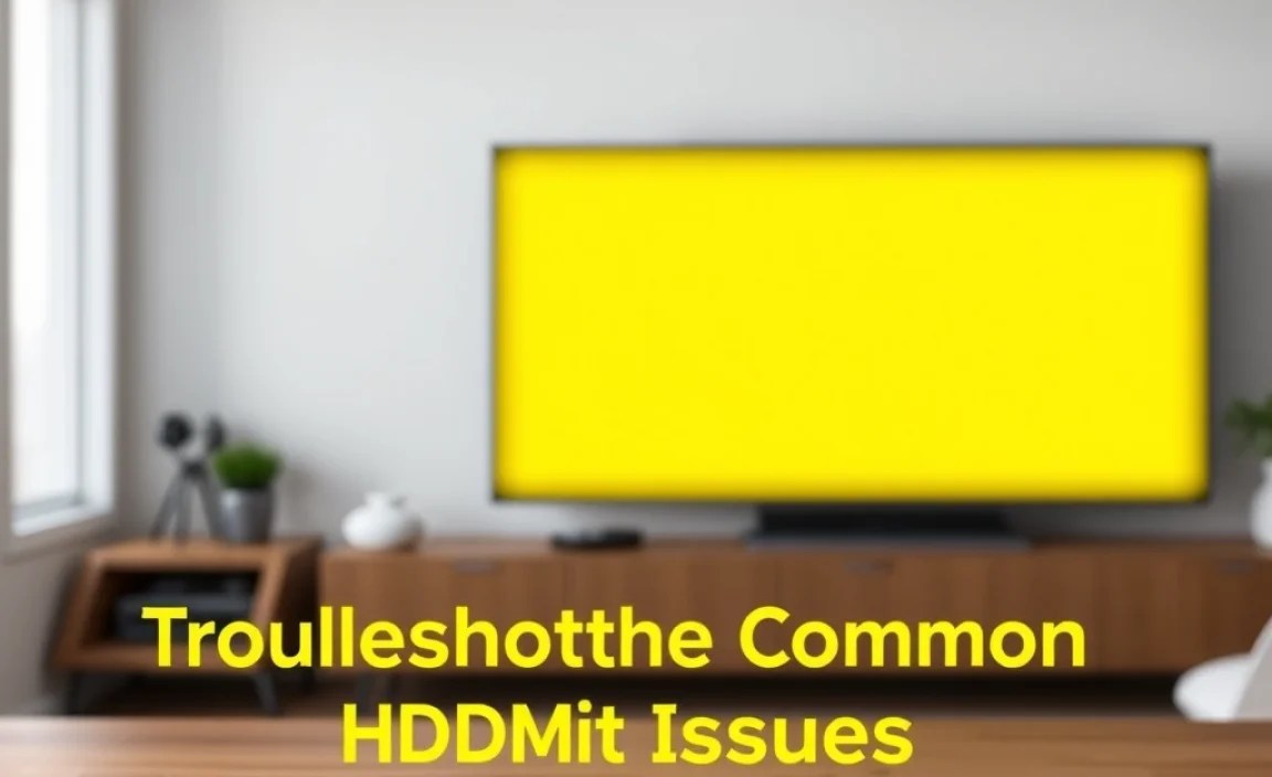 Troubleshooting Common HDMI Issues
