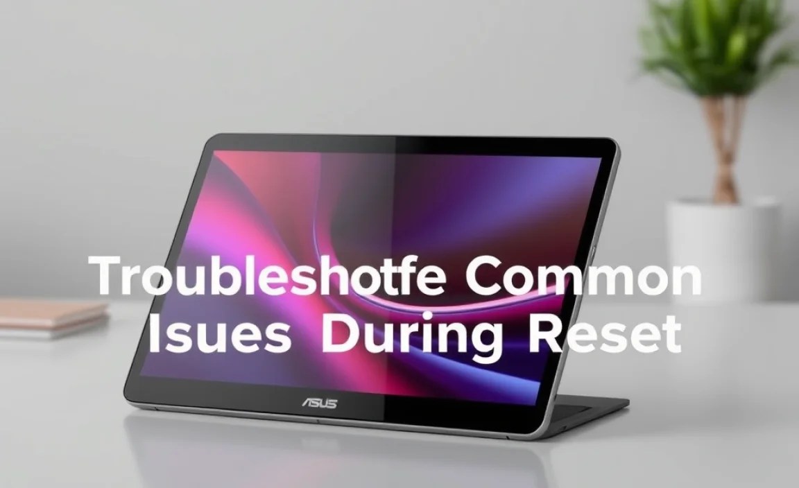 Troubleshooting Common Issues During Reset