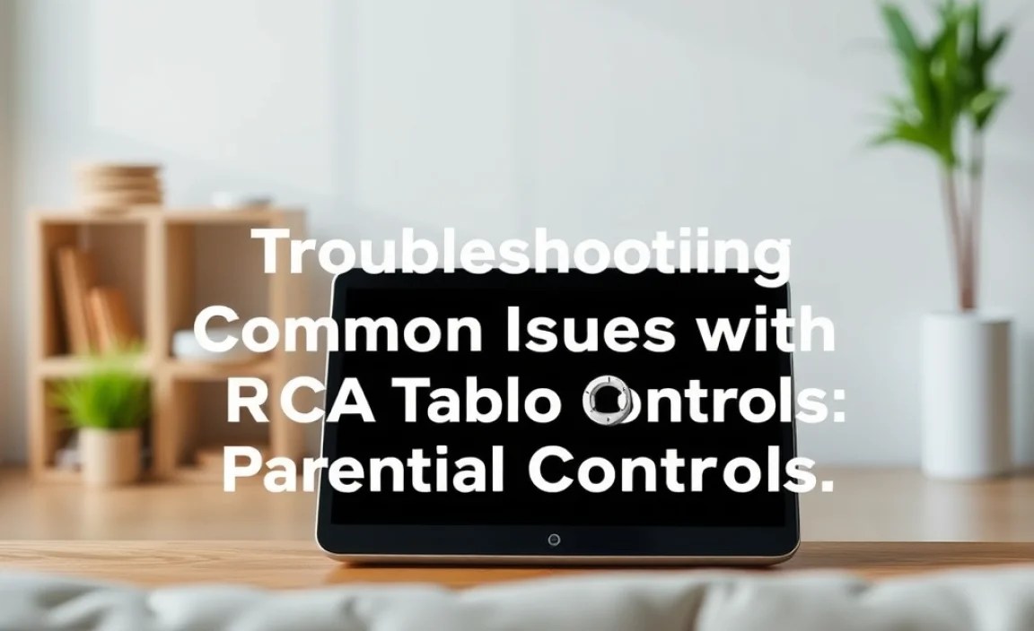 Troubleshooting Common Issues with RCA Tablet Apollo Parental Controls