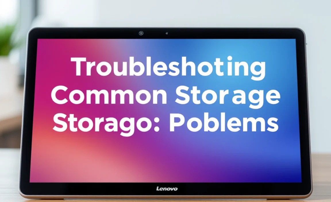 Troubleshooting Common Storage Problems