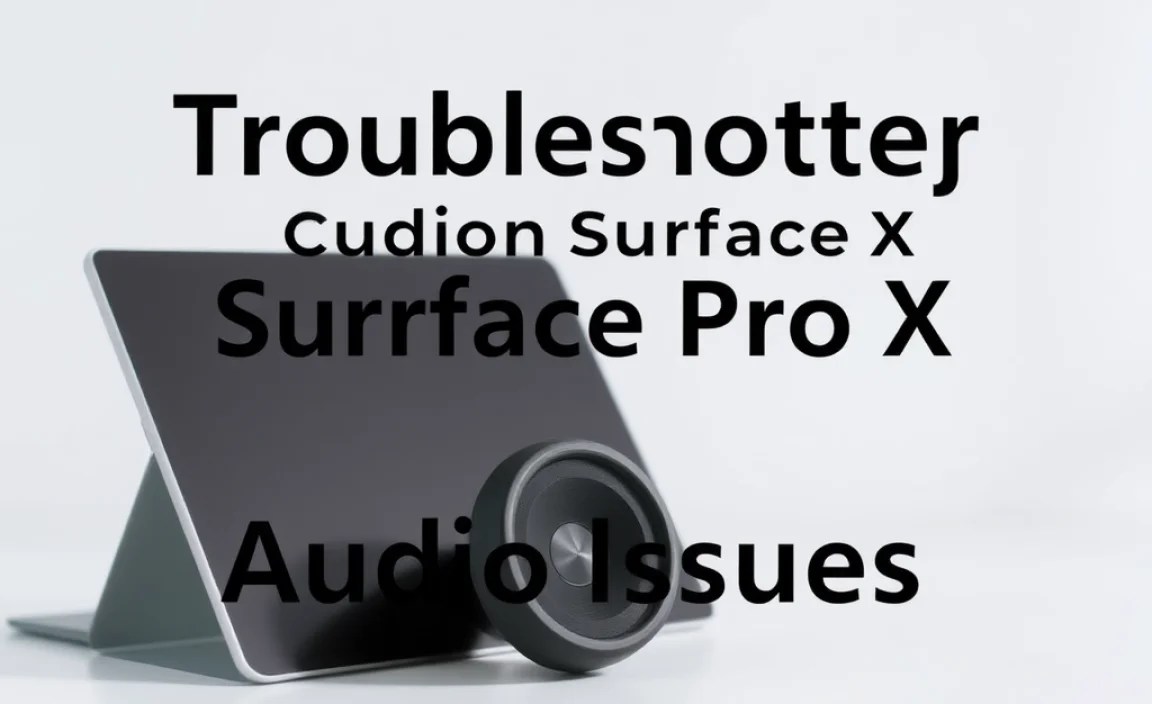 Troubleshooting Common Surface Pro X Audio Issues
