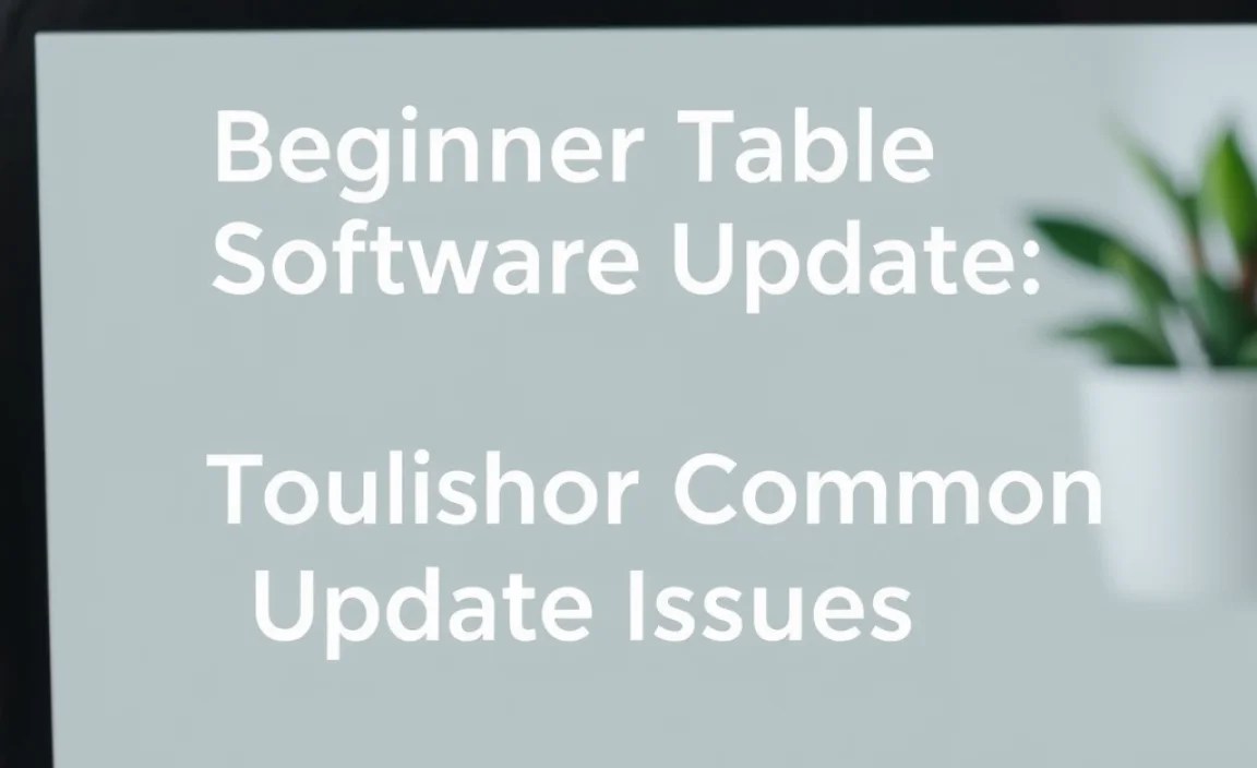 Troubleshooting Common Update Issues