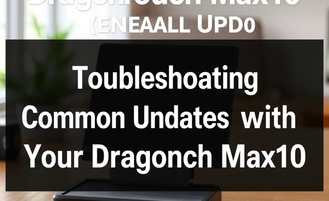 Troubleshooting Common Update Issues with Your Dragon Touch Max10