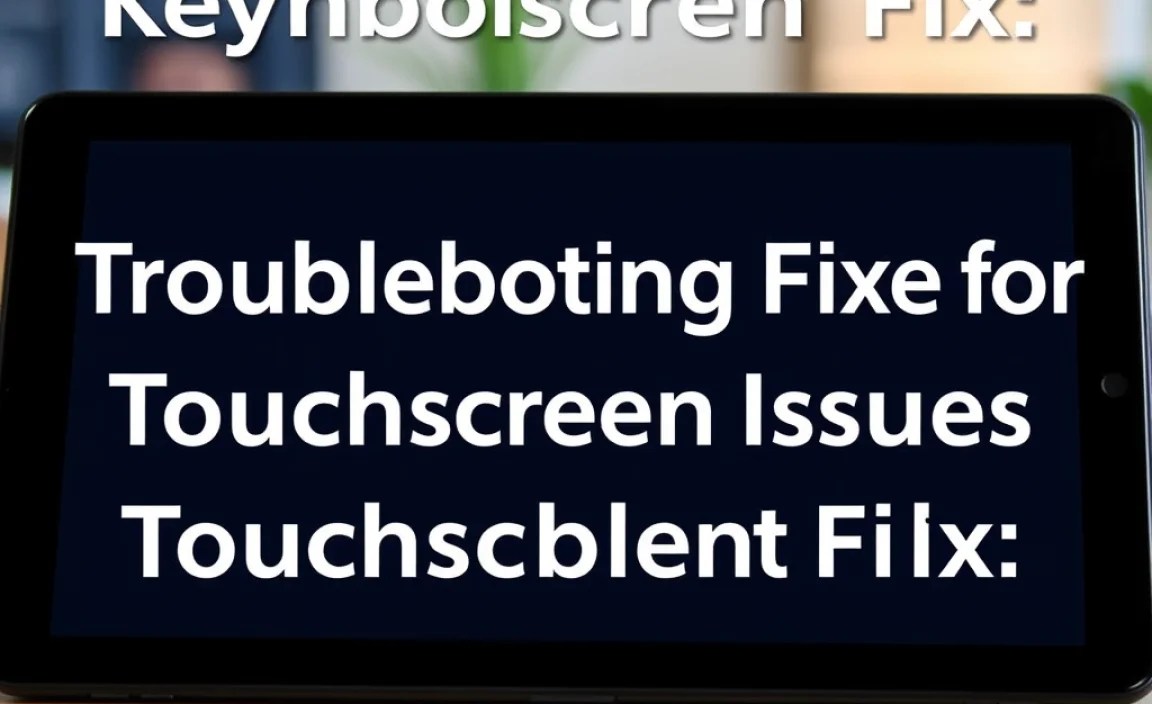Troubleshooting Fixes for Touchscreen Issues on the RCA Tablet Apollo