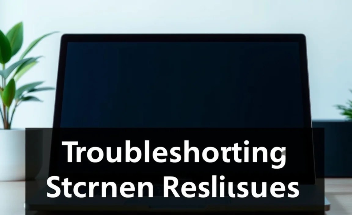 Troubleshooting Screen Issues