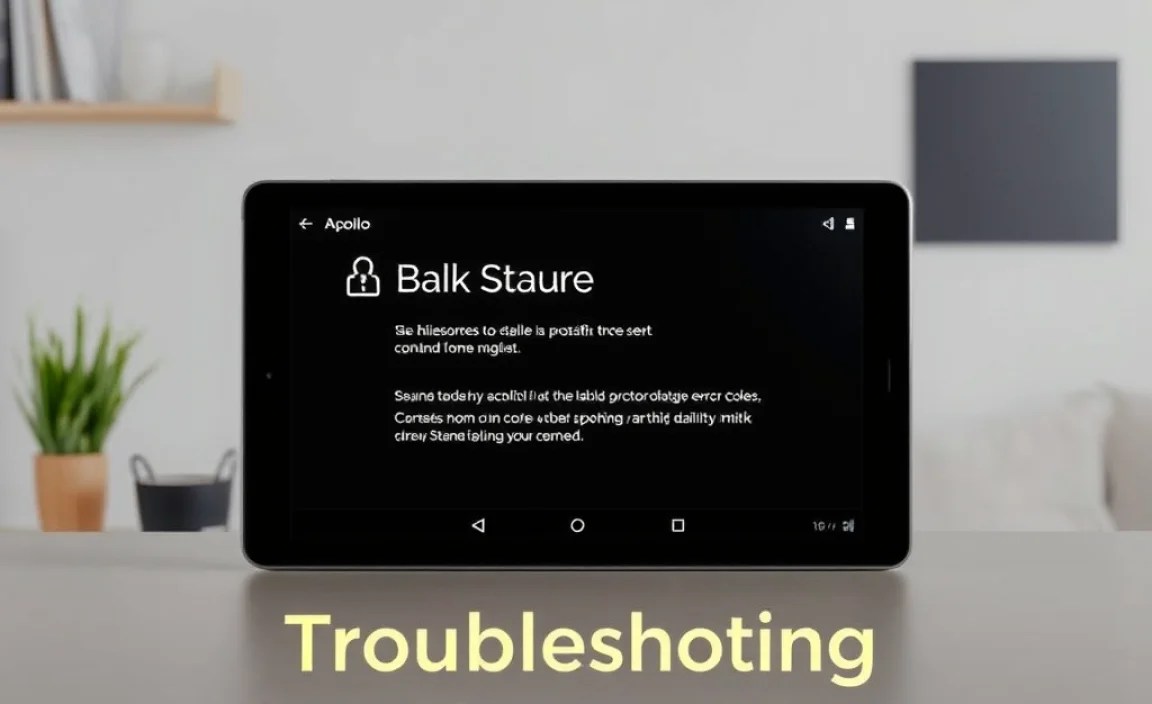 Troubleshooting Specific Error Codes