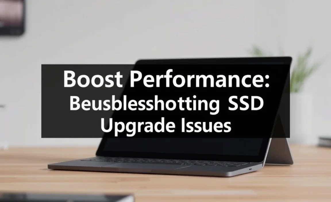 Troubleshooting SSD Upgrade Issues