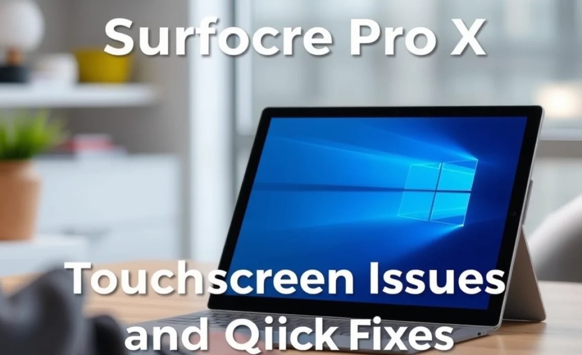 Troubleshooting Table: Common Surface Pro X Touchscreen Issues and Quick Fixes
