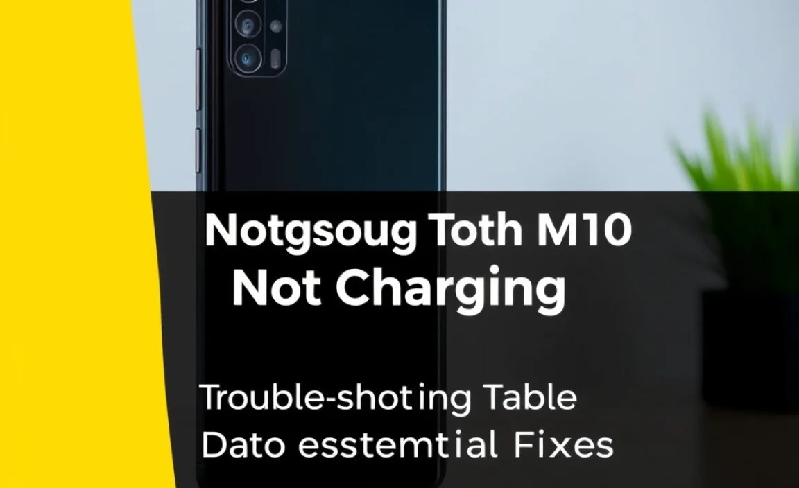 Troubleshooting Table: Dragon Touch M10 Not Charging