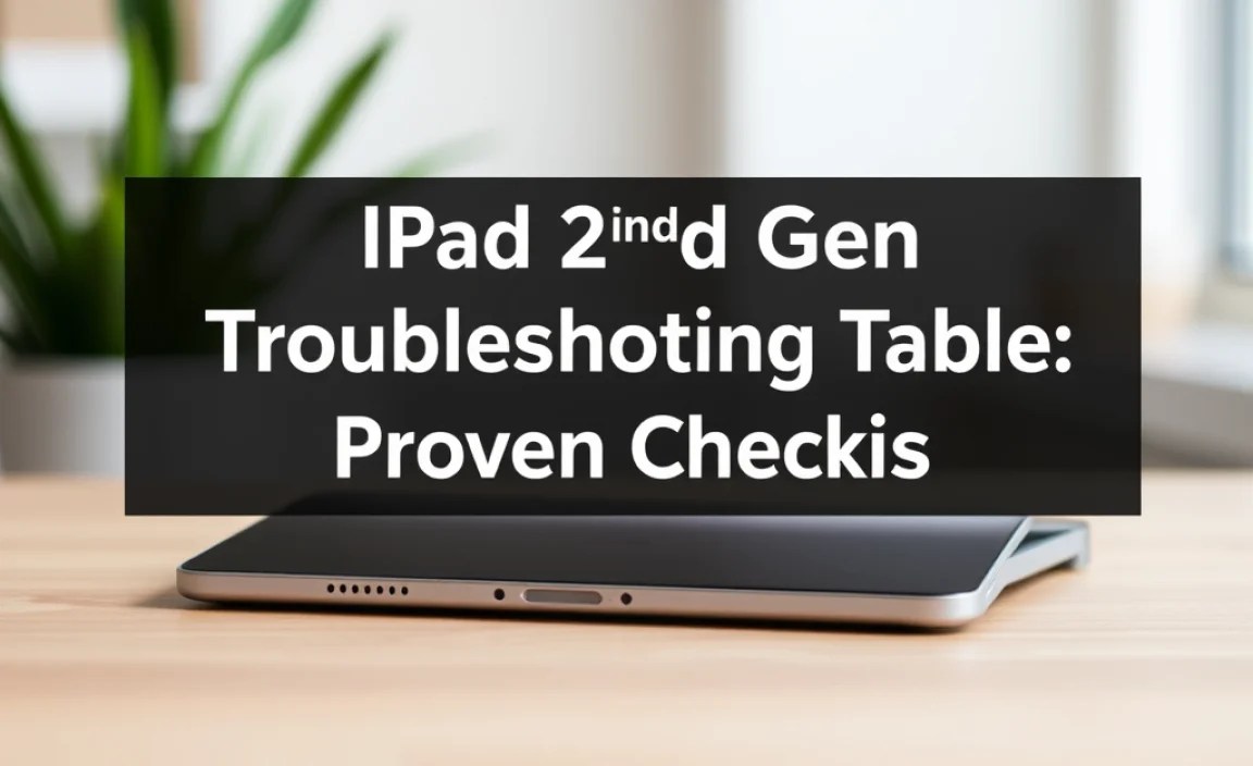 Troubleshooting Table: Quick Checks
